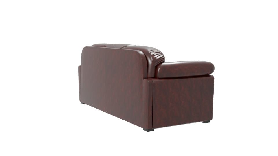 Elegant Leather Sofa 3D Model - Professional 3D Model Render 7