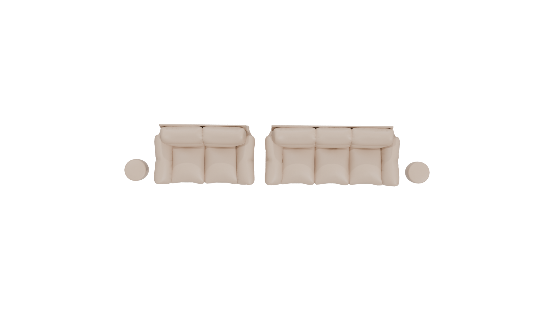Contemporary Sofa Set 3D Model - Professional 3D Model Render 12