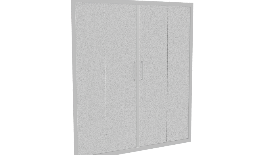 Sleek Glass Shower Door 3D Model - Professional 3D Model Render 10
