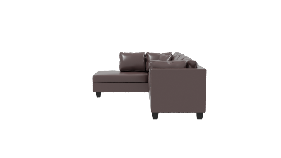 Contemporary L-Shaped Sofa 3D - Professional 3D Model Render 2