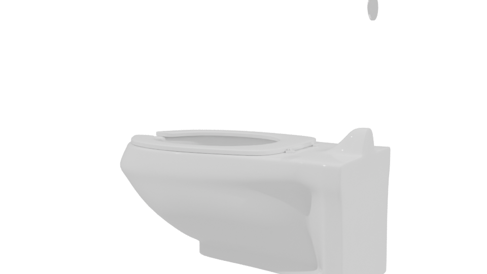 Sleek Modern Toilet 3D Model - Professional 3D Model Render 3