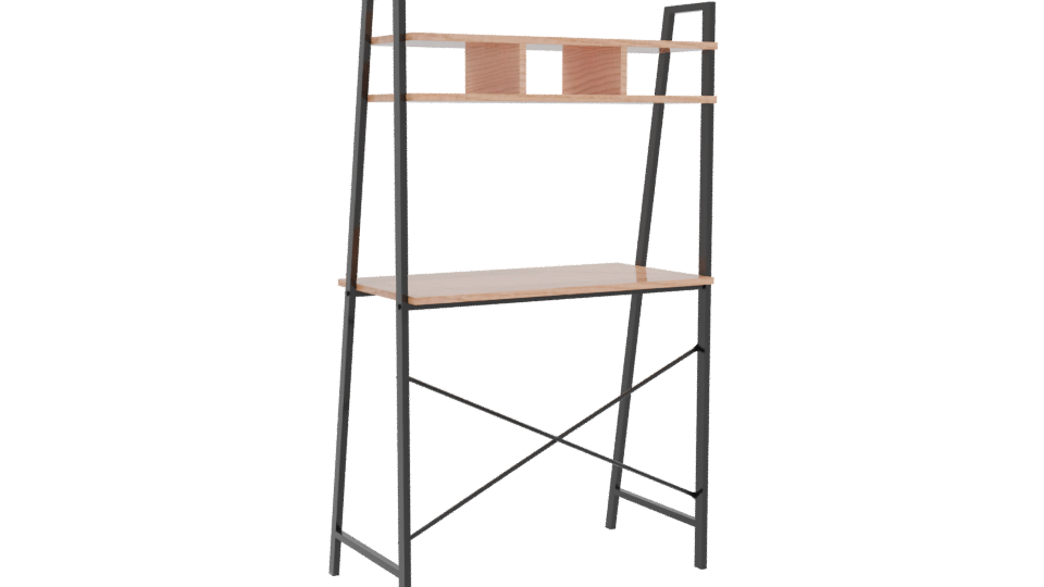 Industrial Bookshelf 3D Model - Professional 3D Model Render 10