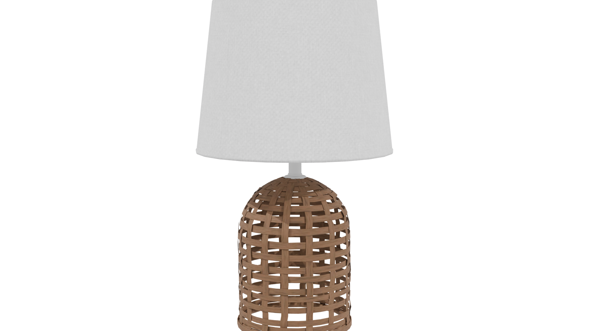 Stylish Wicker Table Lamp 3D - Professional 3D Model Render 3