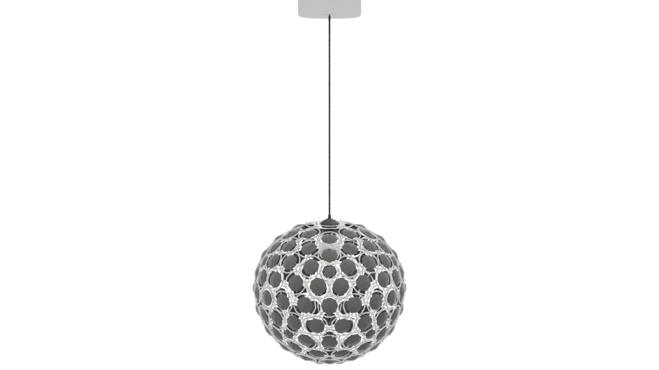 Modern Pendant Lamp 3D Model - Professional 3D Model Render 2