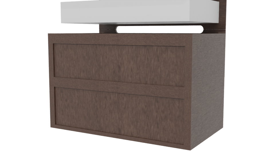 Stylish Bathroom Vanity 3D Model - Professional 3D Model Render 6