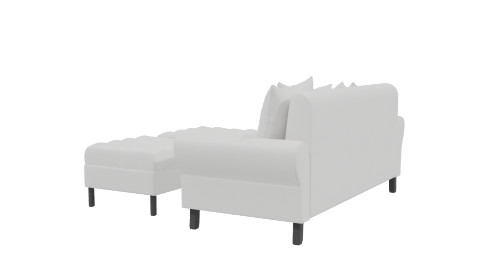 Stylish Modern Sofa 3D Model - Professional 3D Model Render 3