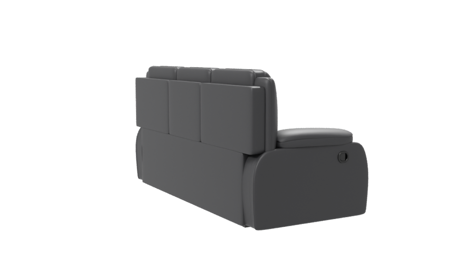 Reclinable Leather Sofa 3D Model - Professional 3D Model Render 7