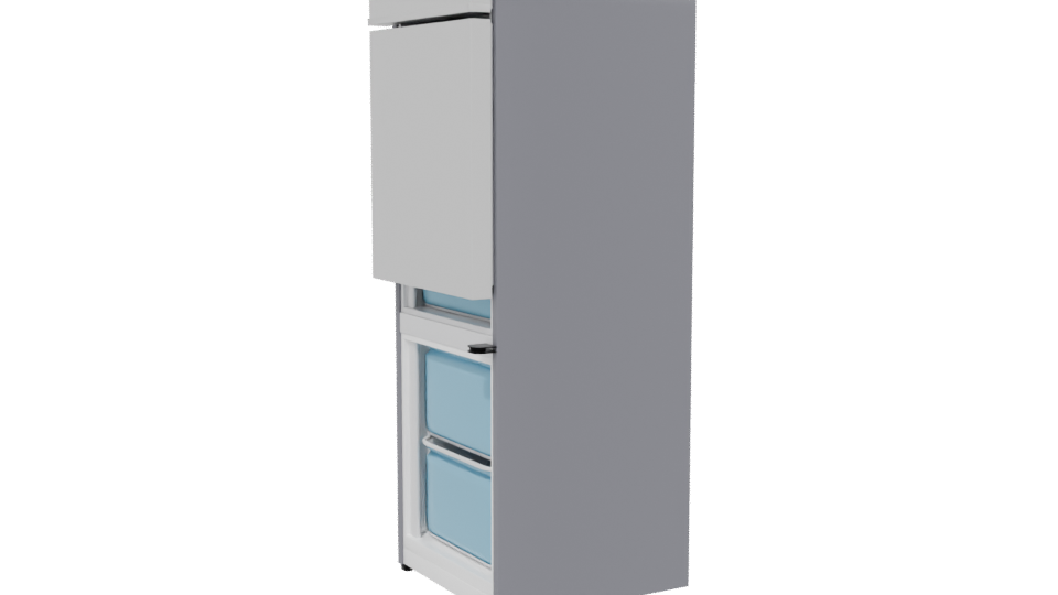 Sleek Refrigerator 3D Model - Professional 3D Model Render 13