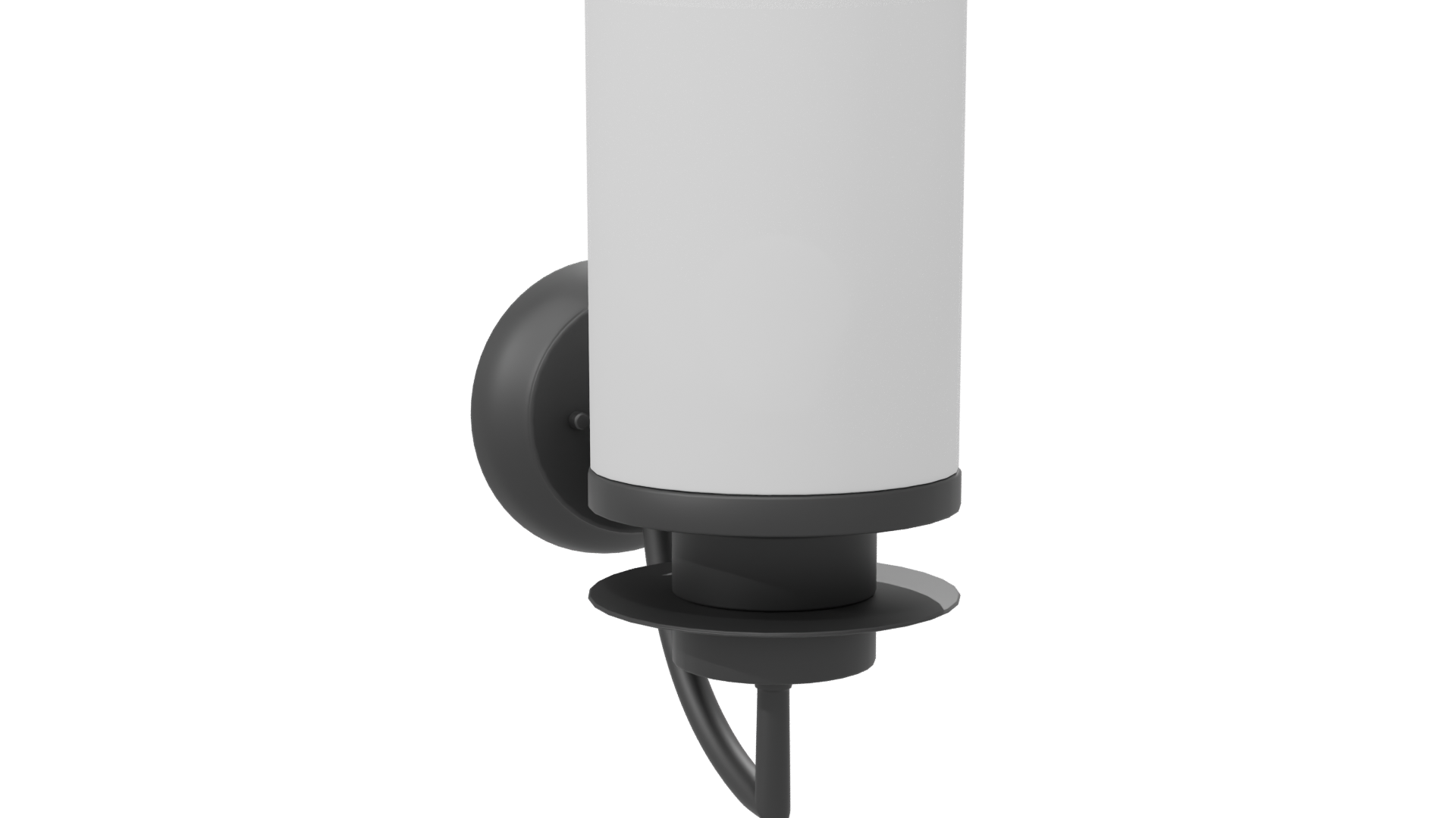 Contemporary Glass Wall Lamp 3D Model - Professional 3D Model Render 7