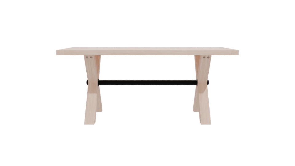 Corsica Medium Dining Table 3D - Professional 3D Model Render 11