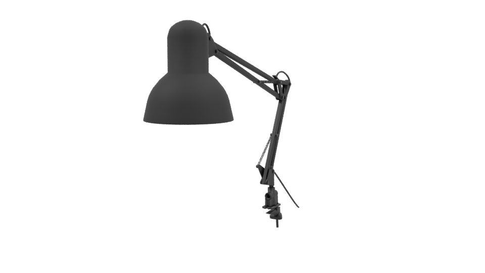 Stylish Adjustable Desk Lamp 3D - Professional 3D Model Render 3