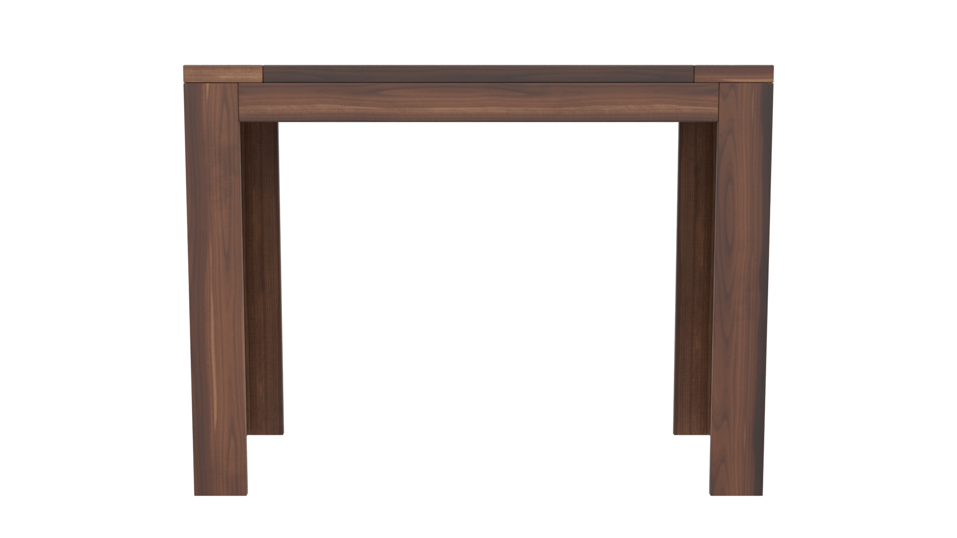 Stylish Wooden Square Table - Professional 3D Model Render 5