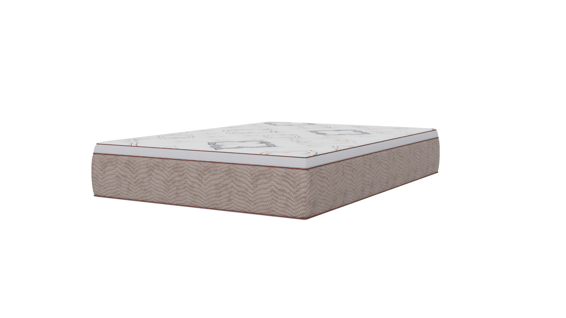 Luxurious Memory Foam Mattress 3D Model - Professional 3D Model Render 6