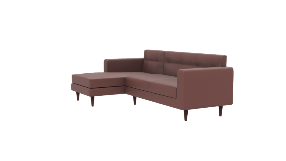 Stylish Modern L-Shaped Sofa 3D Model - Professional 3D Model Render 13