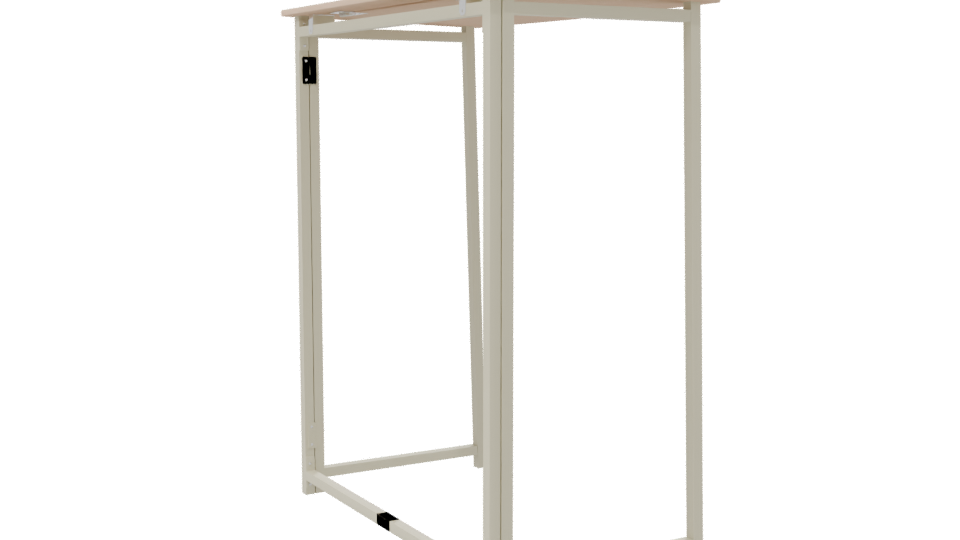 Foldable Metal-MDF Desk 3D - Professional 3D Model Render 7