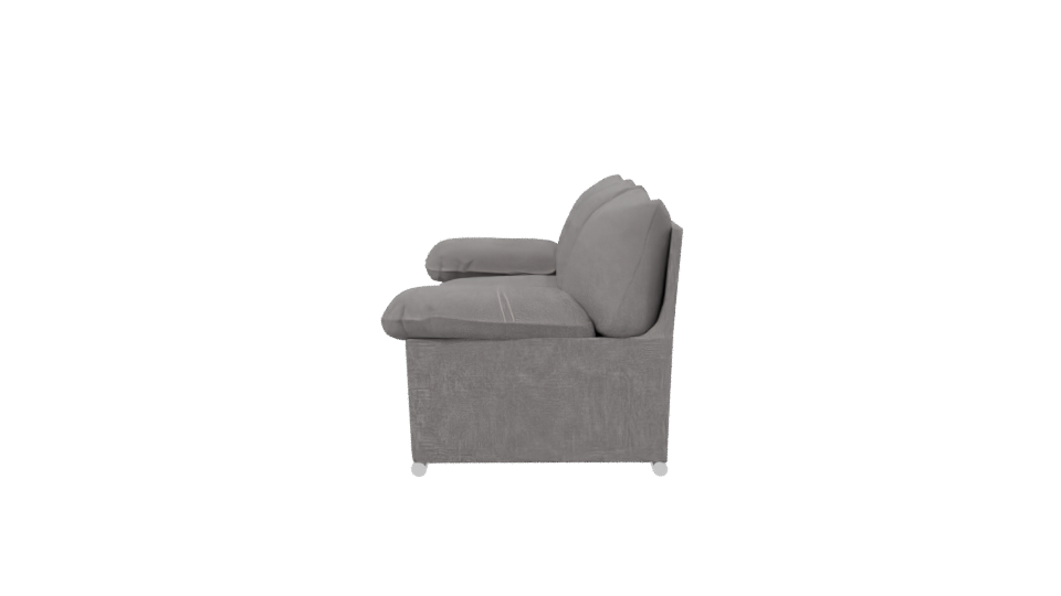 Contemporary Fabric Sofa 3D Model - Professional 3D Model Render 2