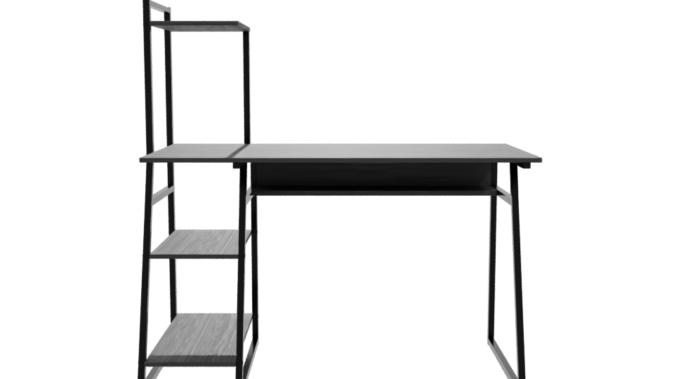 Contemporary Office Desk 3D Model - Professional 3D Model Render 11