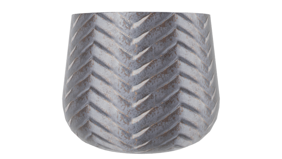 Stylized Ceramic Planter Model - Professional 3D Model Render 6