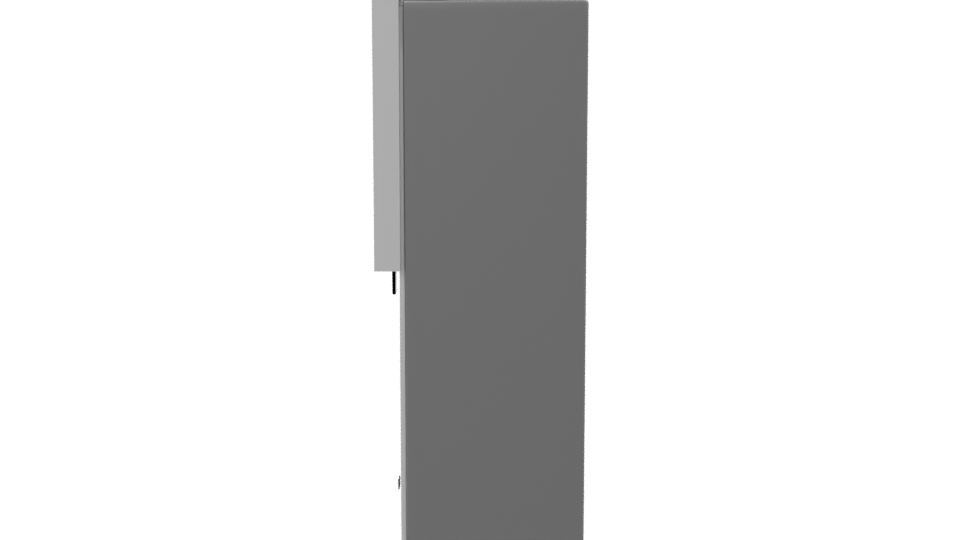 Side by Side Refrigerator LG Model 3D - Professional 3D Model Render 2