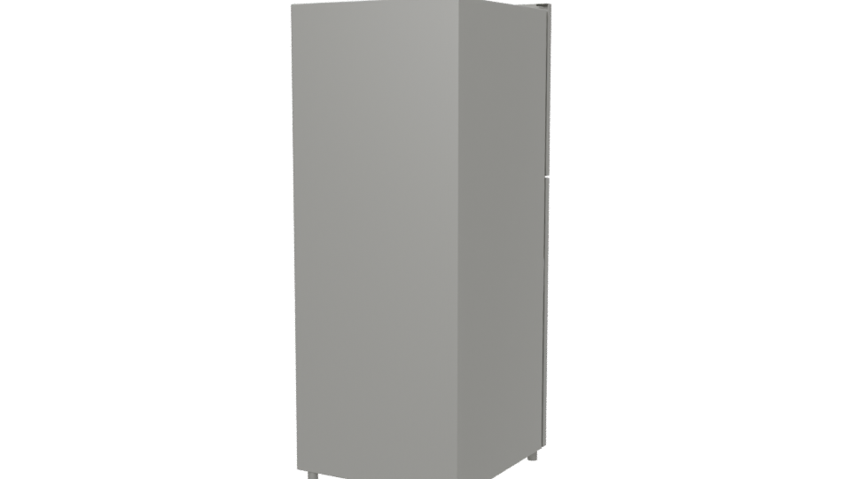 Sleek Modern Refrigerator 3D Model - Professional 3D Model Render 6