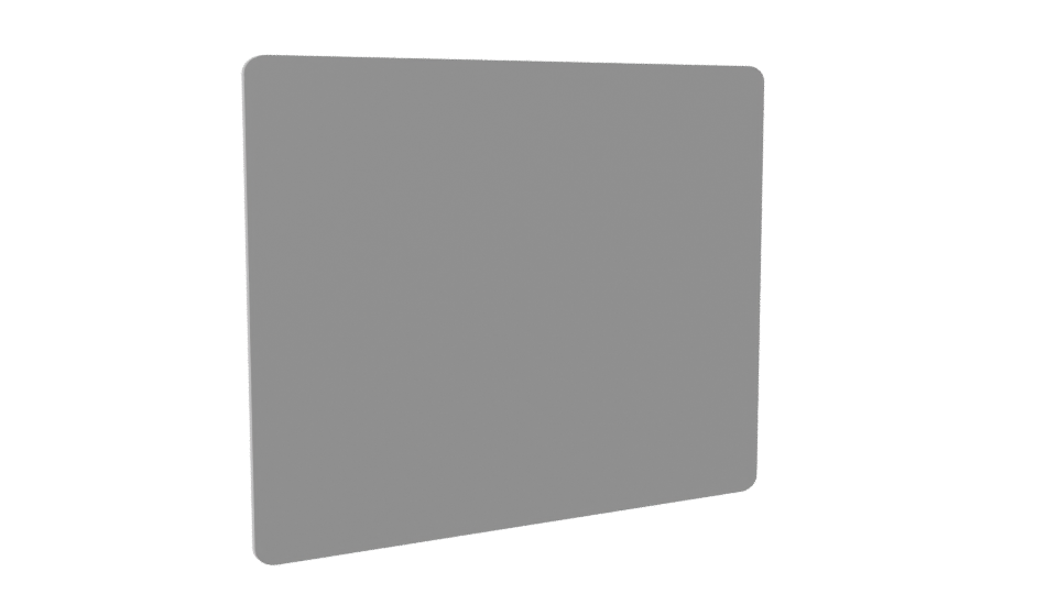 Sleek Metallic Panel Model - Professional 3D Model Render 4