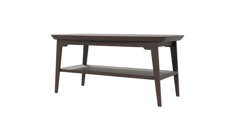 Stylish Coffee Table 3D Model - Professional 3D Model Render 6