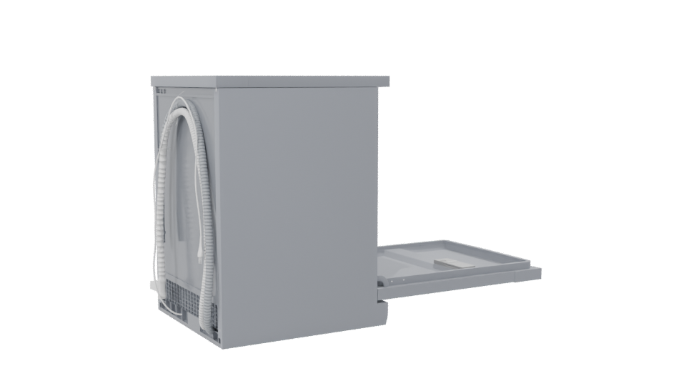 Modern Household Dishwasher Model - Professional 3D Model Render 7