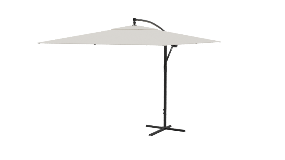 Stylish Outdoor Umbrella 3D Model - Professional 3D Model Render 3