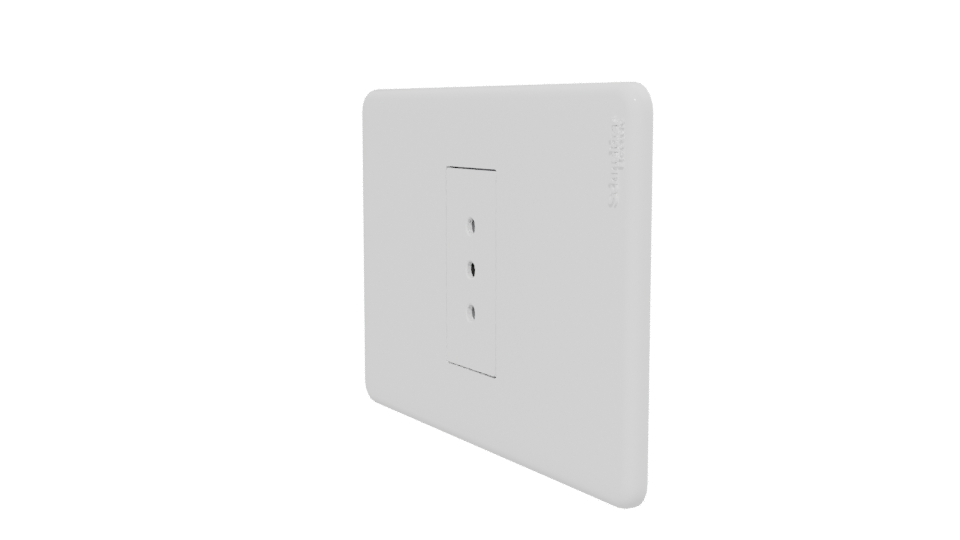 Sleek Modern Wall Outlet 3D - Professional 3D Model Render 13