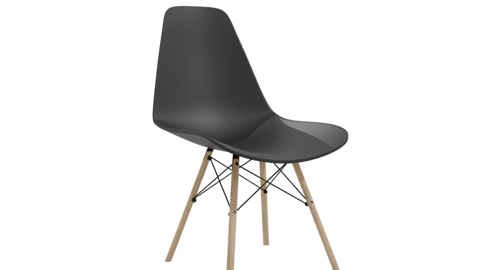 Stylish Modern Chair 3D Model - Professional 3D Model Render 10