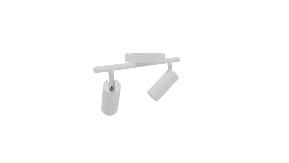 Lanark LED Double Light Fixture 3D - Professional 3D Model Render 3