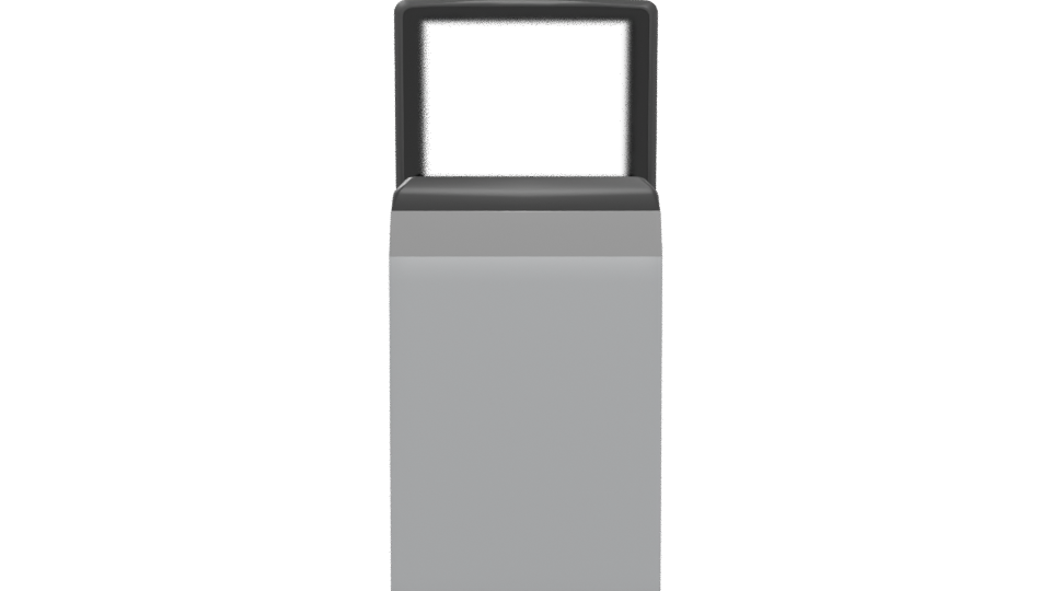 Top Loading Washing Machine 3D - Professional 3D Model Render 5