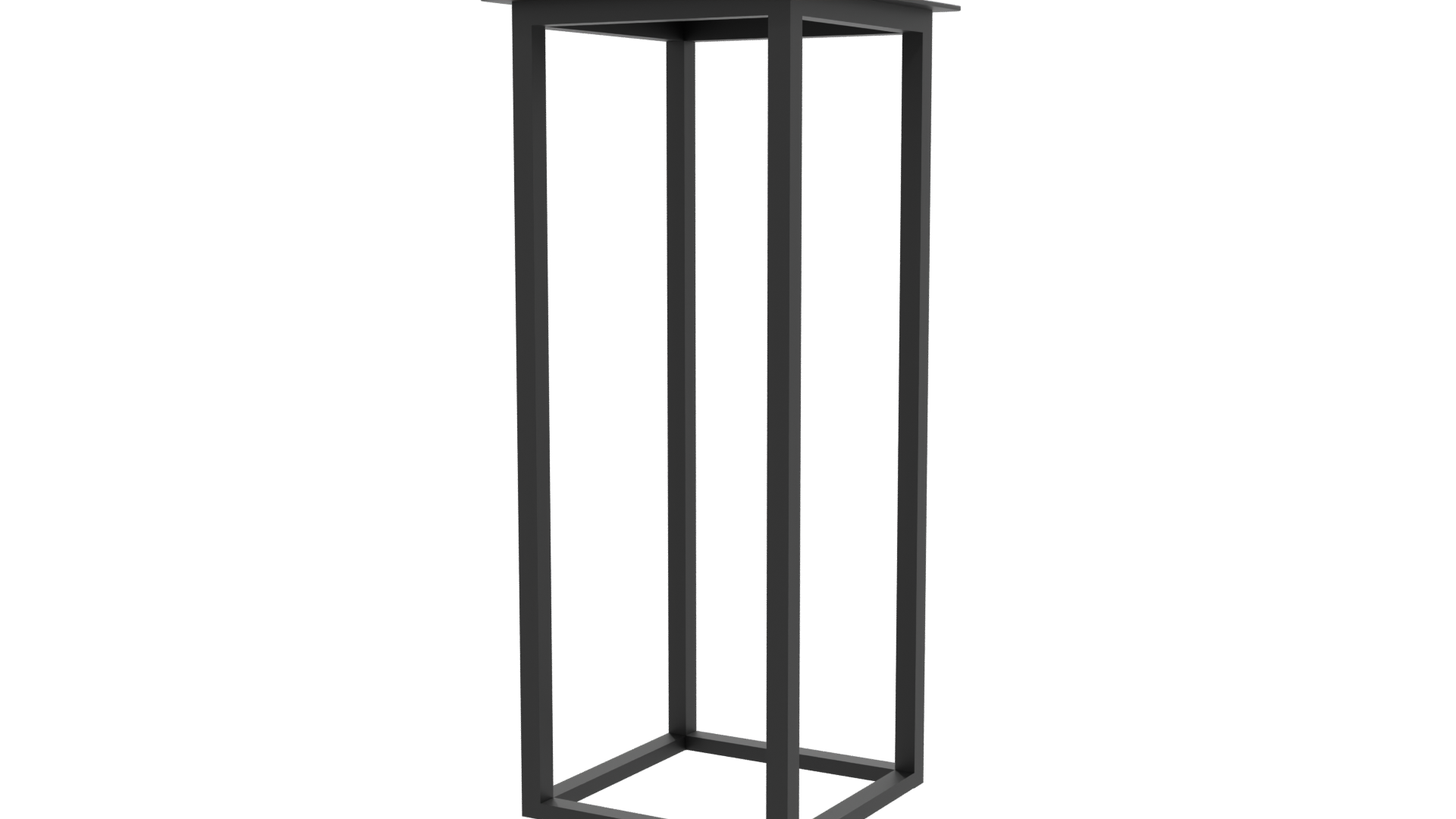 Minimalist Metal Display Stand 3D - Professional 3D Model Render 12