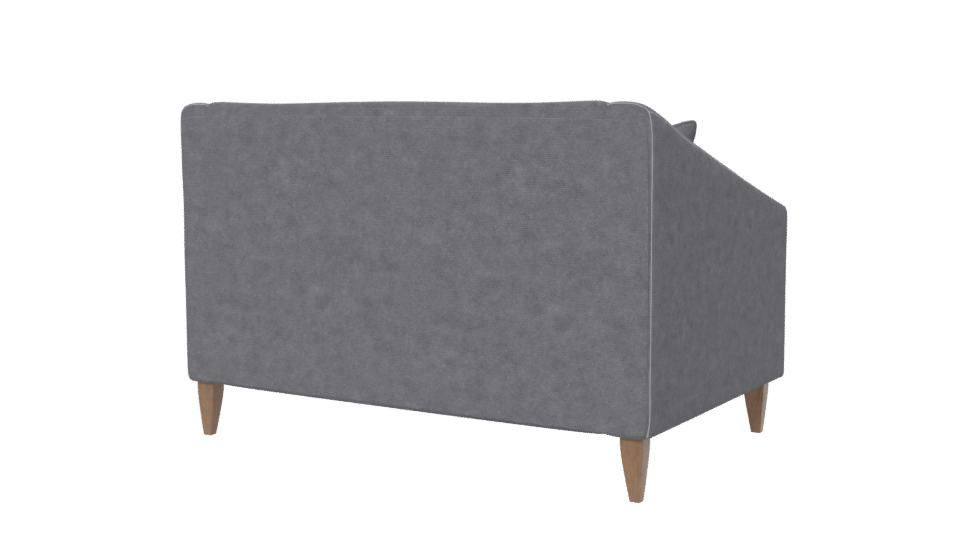 Contemporary Fabric Sofa with Geometric Cushions 3D Model - Professional 3D Model Render 6