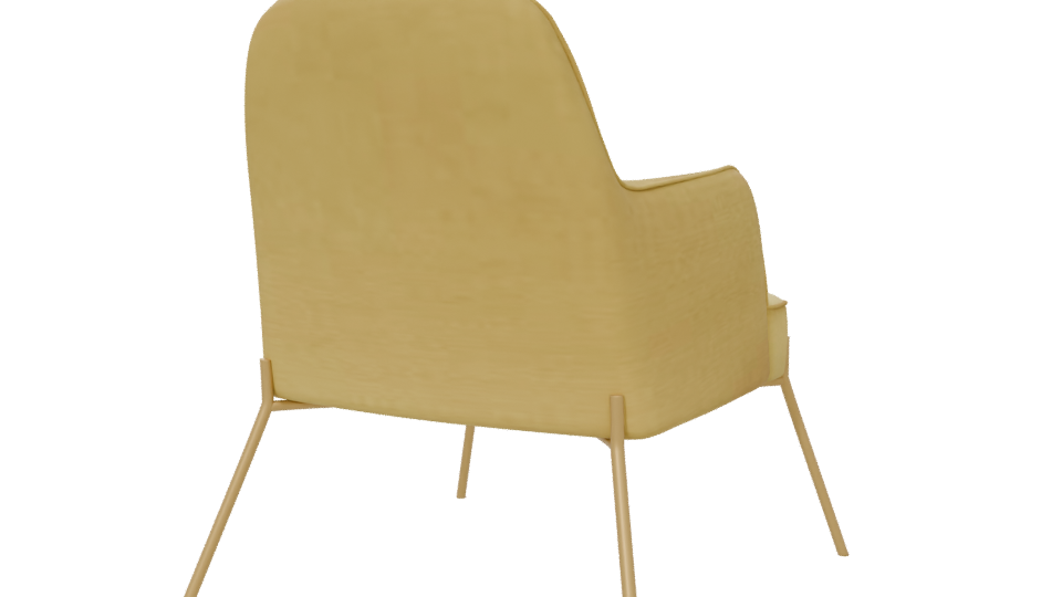 Stylish Minimalist Armchair Model - Professional 3D Model Render 6