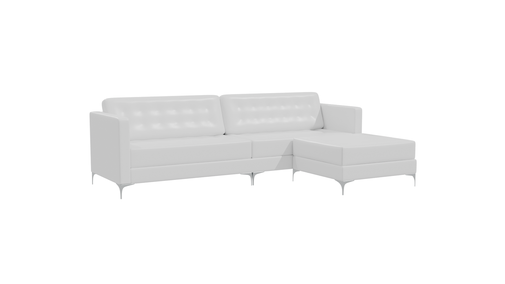 Stylish Minimalist Sofa Set - Professional 3D Model Render 10