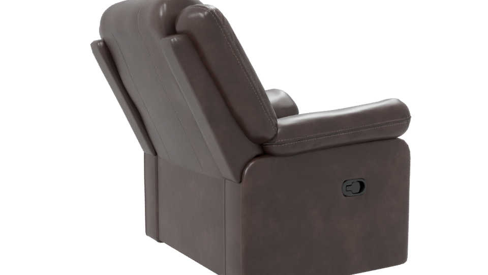 Stylish Modern Recliner Chair 3D Model - Professional 3D Model Render 7
