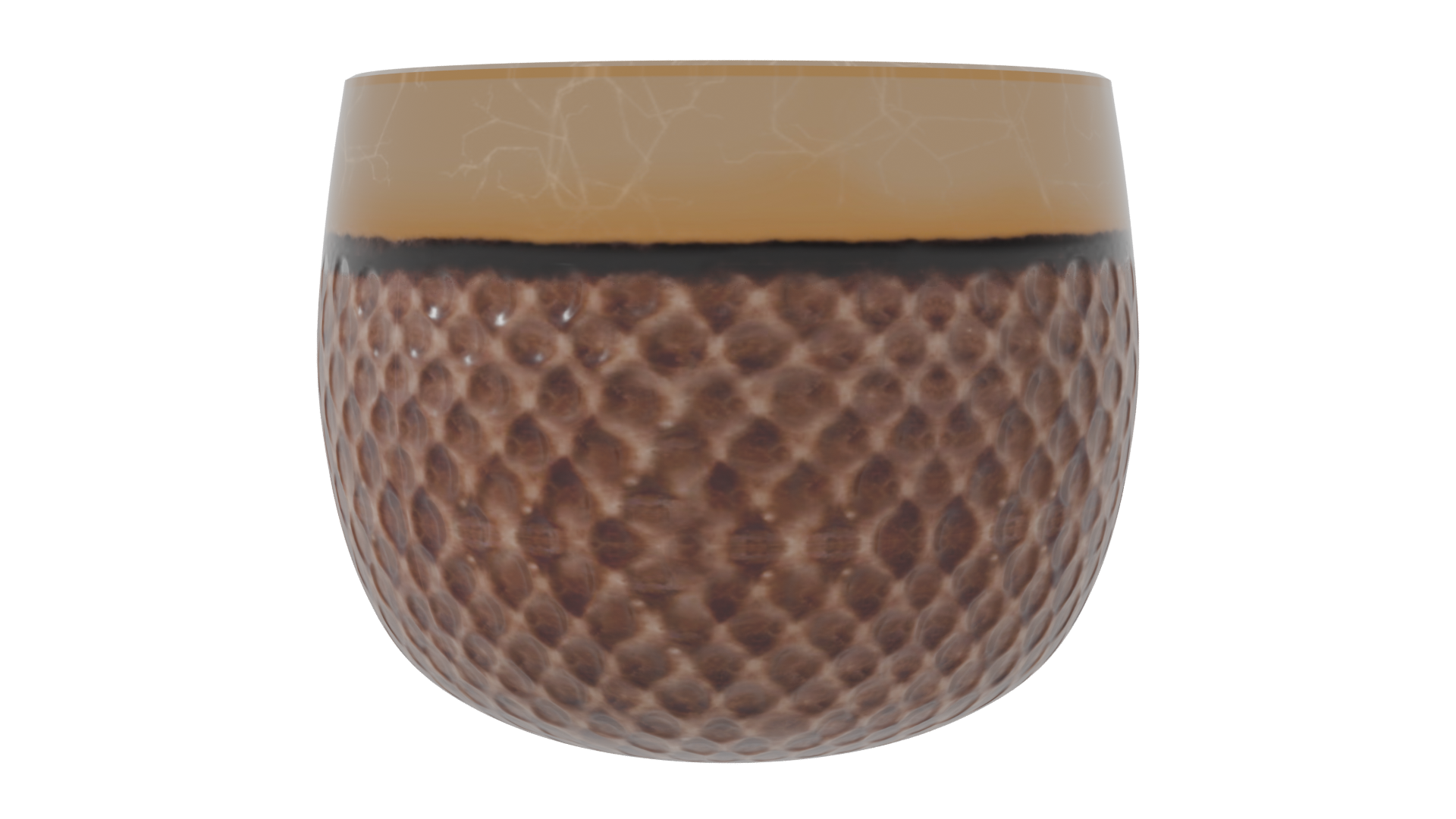 Elegant Metallic Honeycomb Vase 3D - Professional 3D Model Render 23