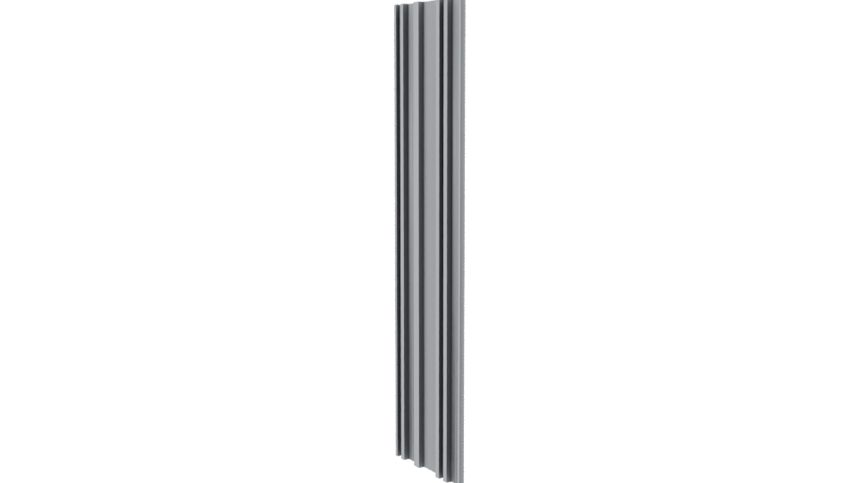 Stylized Vertical Textured Column 3D Model - Professional 3D Model Render 7