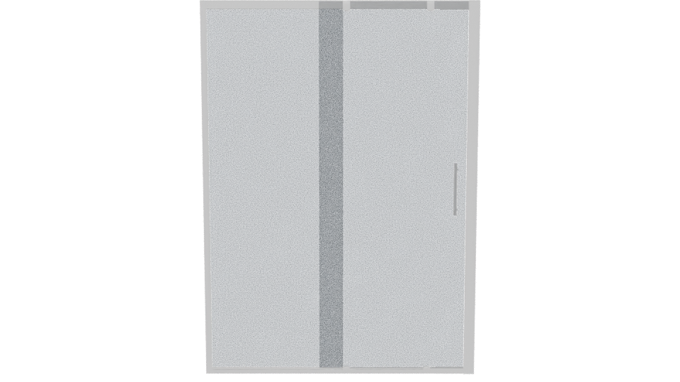 Sleek Glass Shower Door 3D Model - Professional 3D Model Render 5