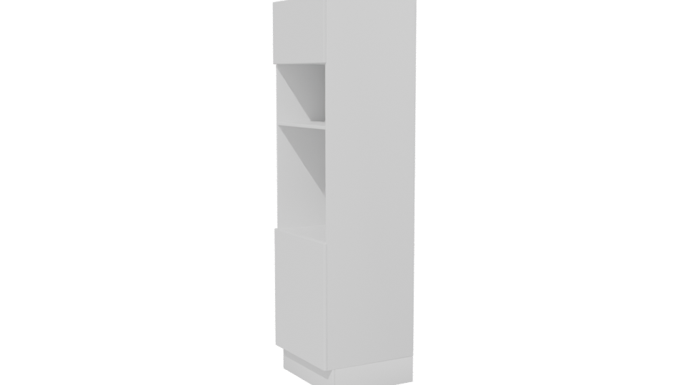 Elegant Minimalist Storage Cabinet 3D Model - Professional 3D Model Render 13