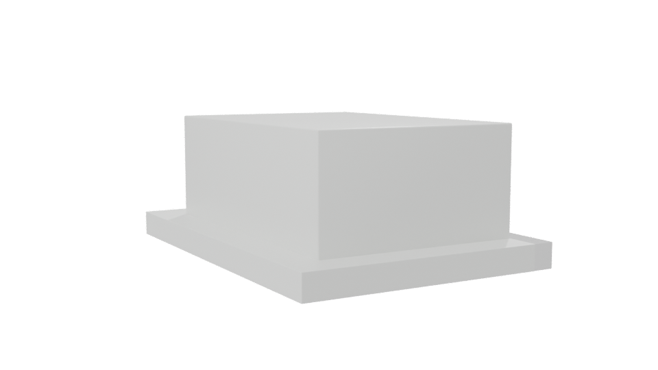 Contemporary Minimalist Display Base - Professional 3D Model Render 7