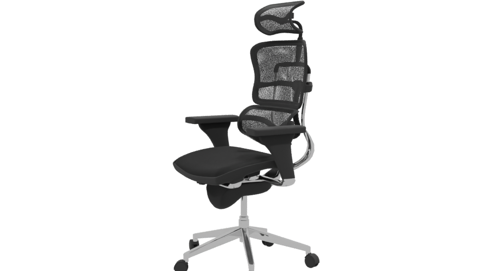 Ergonomic Modern Office Chair 3D Model - Professional 3D Model Render 13