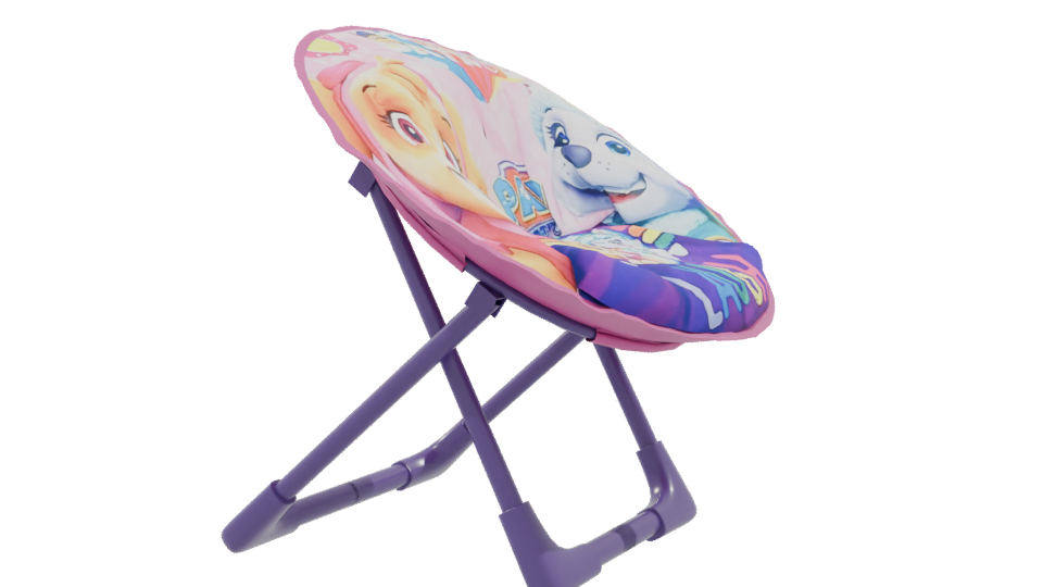 Kids Cozy Chair Model 3D - Professional 3D Model Render 9
