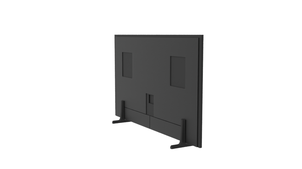 Artistic Floral Canvas Display 3D - Professional 3D Model Render 7