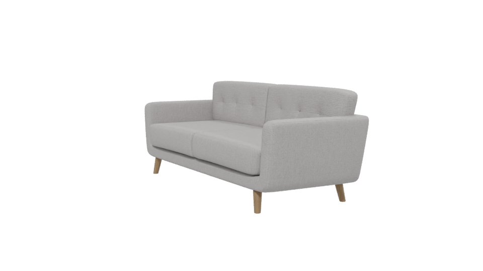 Contemporary Grey Sofa 3D Model - Professional 3D Model Render 13