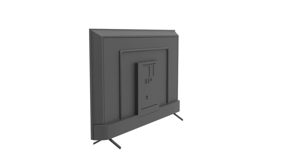 Sleek Modern LED TV Model - Professional 3D Model Render 3