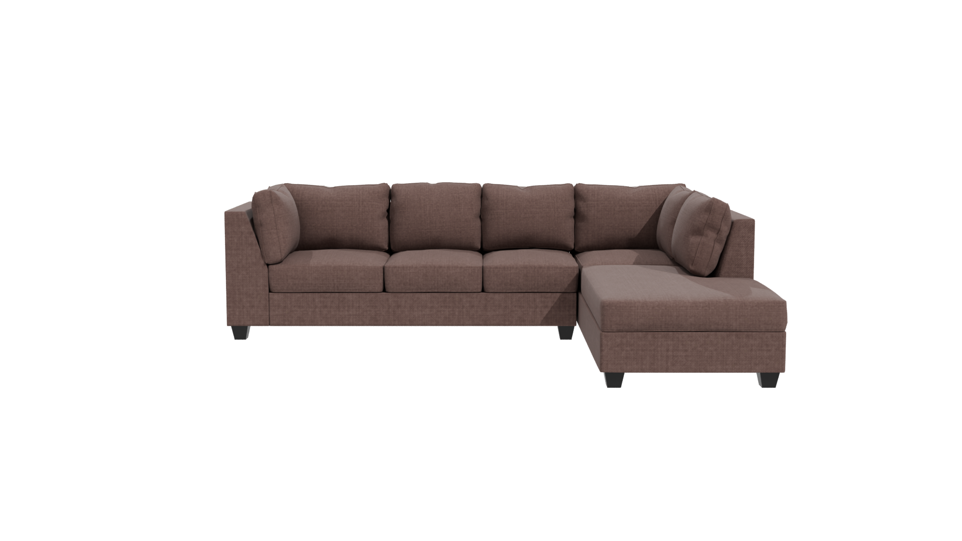 Elegant Sectional Sofa 3D Model - Professional 3D Model Render 11