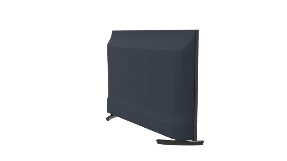 Realistic Flat Screen Television - Professional 3D Model Render 7