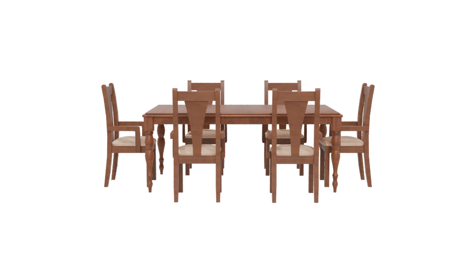 New Fiorentina Dining Set 3D - Professional 3D Model Render 5